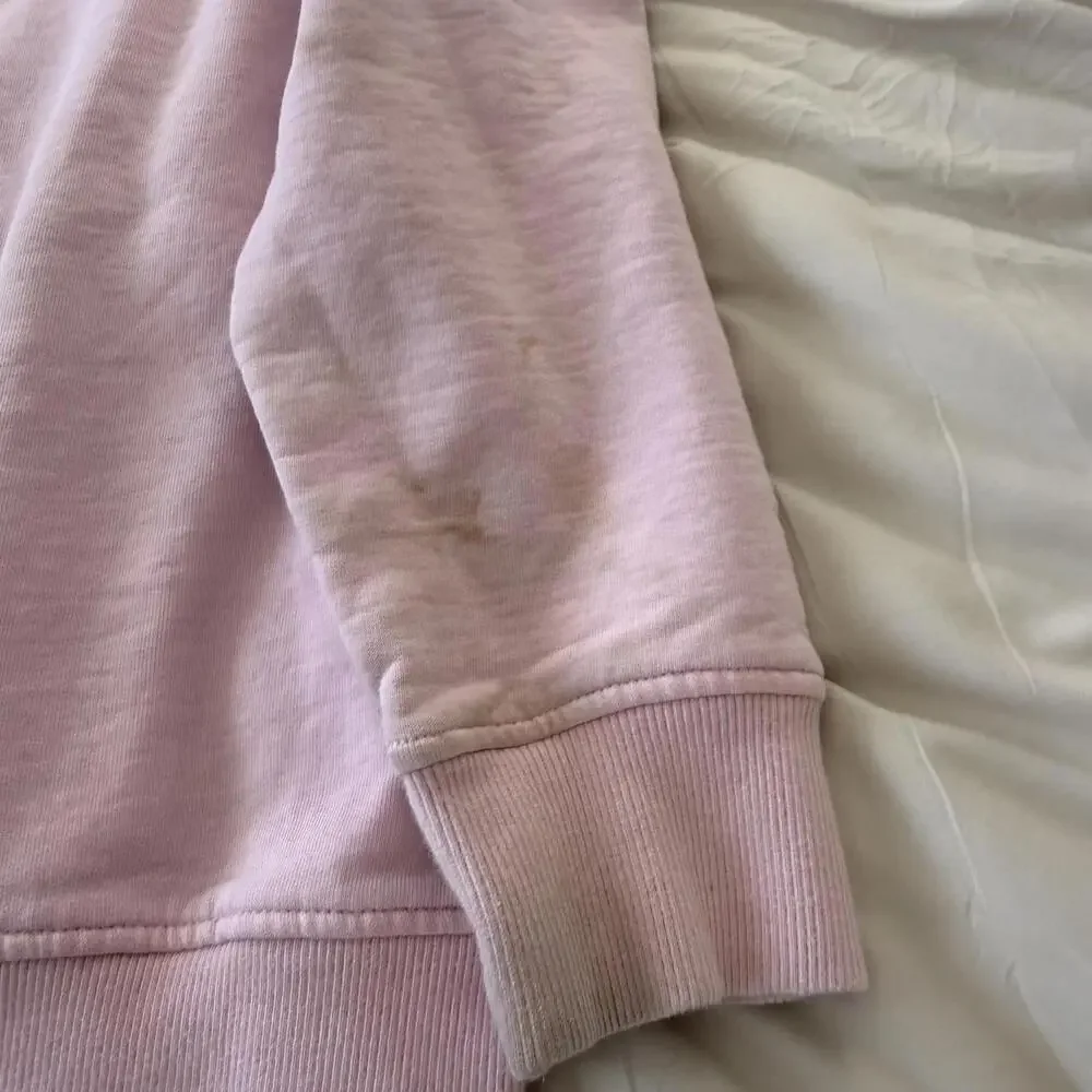 H&M Justin Bieber Crewneck Sweatshirt Pink Changes Tour Graphic Size S